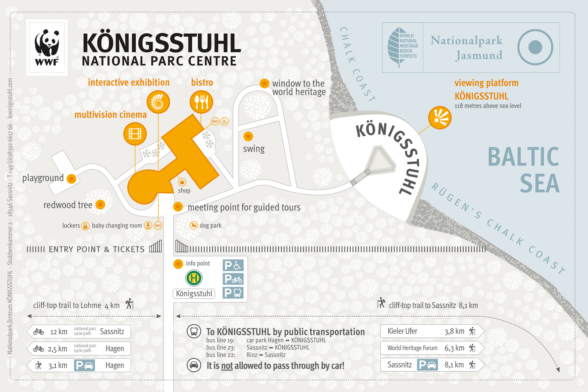 Sitemap of KOENIGSSTUHL National Parc Centre